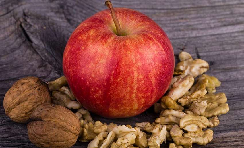 Why did we have a price reduction in apples and walnuts this year ?